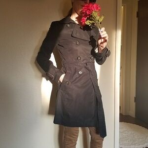 Banana Republic Black Trench Coat